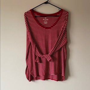 Red & White Soft & Sexy American Eagle Tee